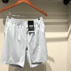 NWT BARBELL Phantom shorts. Sizes M, Light Blue (Weldon).